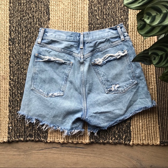 AGOLDE Dee Ultra High-Rise Cutoff Short – Ricochet - Picture 3 of 8